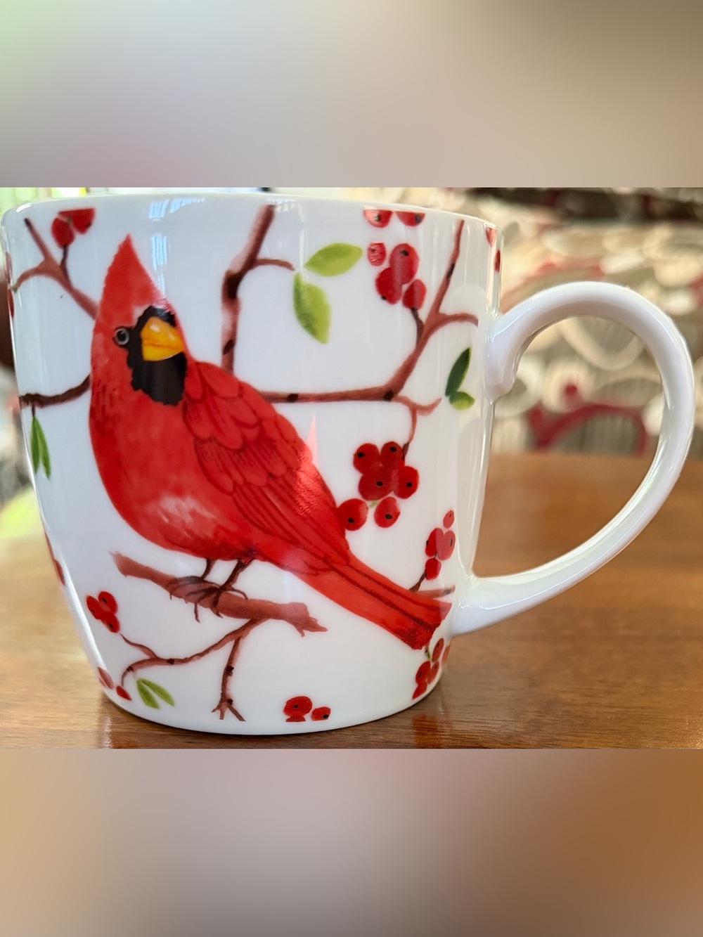 Now Designs Cardinal Mug Red Bird Coffee Cup Sympathy Gift Holiday